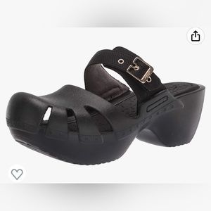 Dr. Scholl’s shoes women’s dance on clog 2-inch heel black comfort style 90s